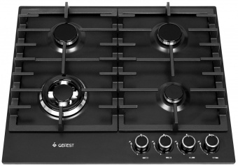 Газовая варочная поверхность Gefest ПВГ 1214-01 К2 черный матовый от магазина РЭССИ