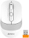 Картинка Мышь A4Tech Fstyler FB10CS белый/серый оптическая (2000dpi) silent беспроводная BT/Radio USB (4but) от магазина РЭССИ Мышь A4Tech Fstyler FB10CS белый/серый оптическая (2000dpi) silent беспроводная BT/Radio USB (4but) от магазина РЭССИ