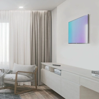 Кронштейн для телевизора Hama 00220842 черный 37"-90" макс.100кг настенный фиксированный от магазина РЭССИ