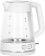 Картинка Чайник электрический Scarlett SC-EK27G104 1.7л. 2200Вт белый корпус: стекло/пластик от магазина РЭССИ Чайник электрический Scarlett SC-EK27G104 1.7л. 2200Вт белый корпус: стекло/пластик от магазина РЭССИ