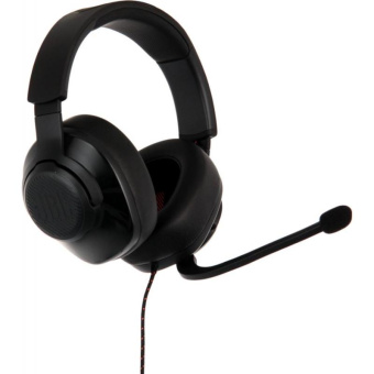 Наушники с микрофоном JBL Quantum 300 черный 1.2м мониторные USB оголовье (JBLQUANTUM300BLK) от магазина РЭССИ