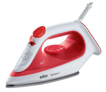Утюг Braun TexStyle1 SI1019RD 2000Вт красный/белый от магазина РЭССИ