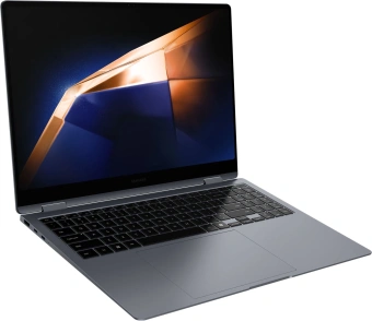 Ноутбук Samsung Galaxy Book 4 Pro 360 NP960 Core Ultra 7 155H 16Gb SSD1Tb Intel Arc 16" AMOLED Touch 3K (2880x1800) Windows 11 Home English grey WiFi BT Cam (NP960QGK-KG2IN) от магазина РЭССИ