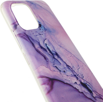 Чехол (клип-кейс) Gresso для Samsung Galaxy A03 Air прозрачный/фиолетовый (GR17AAAE9207) от магазина РЭССИ