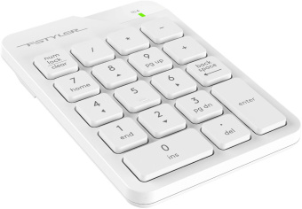 Числовой блок A4Tech FGK21C белый USB беспроводная slim для ноутбука от магазина РЭССИ