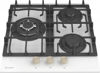 Газовая варочная поверхность Weissgauff HGG 451 WGB белый от магазина РЭССИ