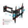 Кронштейн для телевизора Arm Media PT-15 NEW черный 32"-55" макс.35кг настенный поворотно-выдвижной и наклонный от магазина РЭССИ