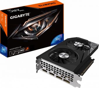 Видеокарта Gigabyte PCI-E 4.0 GV-IA310WF2-4GD INTEL ARC A310 4096Mb 64 GDDR6 2000/15500 HDMIx2 DPx2 HDCP Ret от магазина РЭССИ