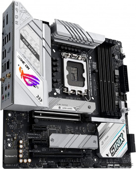 Материнская плата Asus ROG STRIX B760-G GAMING WIFI D4 Soc-1700 Intel B760 4xDDR4 mATX AC`97 8ch(7.1) 2.5Gg RAID+HDMI+DP от магазина РЭССИ