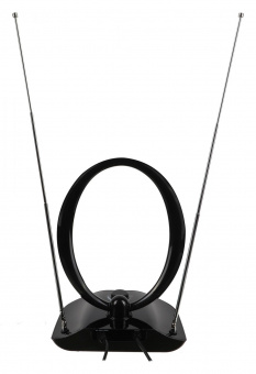 Антенна телевизионная Hyundai H-TAI400 30дБ активная черный каб.:1.85м от магазина РЭССИ