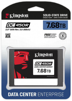 Накопитель SSD Kingston SATA III 7.68Tb SEDC450R/7680G DC450R 2.5" 0.3 DWPD от магазина РЭССИ