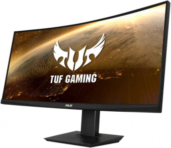Монитор Asus 35" TUF Gaming VG35VQ темно-серый VA LED 1ms 21:9 HDMI матовая HAS Piv 300cd 178гр/178гр 3440x1440 FreeSync DP 2K USB 12кг от магазина РЭССИ
