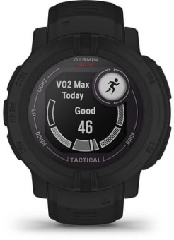Смарт-часы Garmin Instinct 2 Solar 45мм 0.9" AMOLED корп.черный силикон рем.черный (010-02627-03) от магазина РЭССИ