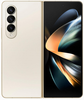 Смартфон Samsung SM-F936B Galaxy Z Fold 4 256Gb 12Gb бежевый раскладной 3G 4G 2Sim 7.6" 1812x2176 Android 12 50Mpix 802.11 a/b/g/n/ac/ax NFC GPS GSM900/1800 GSM1900 TouchSc Protect от магазина РЭССИ