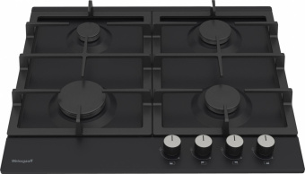 Газовая варочная поверхность Weissgauff HGG 640 BEB черный от магазина РЭССИ