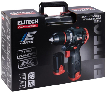 Аккумуляторная дрель Elitech CD 16L2 (E2201.039.01) HD 205715 от магазина РЭССИ