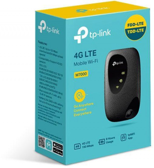 Модем 2G/3G/4G TP-Link M7000 micro USB Wi-Fi +Router внешний черный от магазина РЭССИ