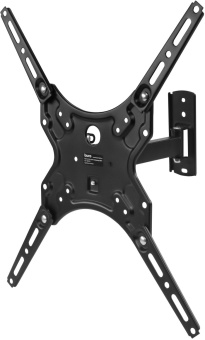 Кронштейн для телевизора Buro MF1 черный 13"-60" макс.25кг настенный поворот и наклон от магазина РЭССИ