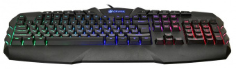 Клавиатура Оклик 777G PSYCHO черный USB Multimedia for gamer LED (подставка для запястий) от магазина РЭССИ