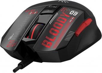 Мышь A4Tech Bloody W60 Max Mini черный оптическая (12000dpi) USB (9but) от магазина РЭССИ