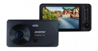 Видеорегистратор Digma FreeDrive 115 черный 1Mpix 1080x1920 1080p 150гр. JL5601 от магазина РЭССИ