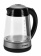 Чайник электрический Hyundai HYK-G3803 1.7л. 2200Вт черный/серебристый (корпус: стекло) от магазина РЭССИ