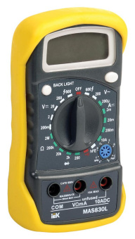 Мультиметр IEK Master MAS830L от магазина РЭССИ