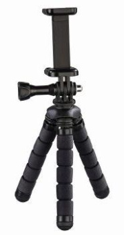 Штатив Hama Flex S универсальный черный алюминиевый сплав (70гр.) от магазина РЭССИ