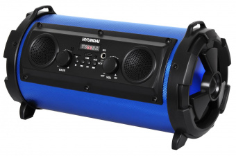 Минисистема Hyundai H-MC200 черный/синий 25Вт FM USB BT SD/MMC от магазина РЭССИ