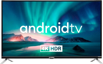 Телевизор LED Hyundai 43" H-LED43BU7008 Android TV Slim Design черный 4K Ultra HD 60Hz DVB-T DVB-T2 DVB-C DVB-S DVB-S2 USB WiFi Smart TV от магазина РЭССИ