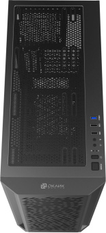 Корпус Оклик OCC-MD304 черный без БП ATX 9x120mm 5x140mm 2xUSB2.0 1xUSB3.0 audio bott PSU от магазина РЭССИ