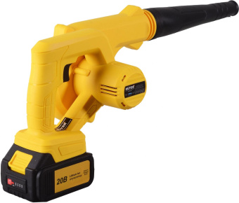 Воздуходувка-пылесос Huter CB-20/2Li пит.:от аккум. желтый от магазина РЭССИ