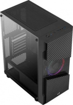 Корпус Aerocool Menace Saturn FRGB-G-BK-v1 черный без БП ATX 7x120mm 2x140mm 2xUSB3.0 audio bott PSU от магазина РЭССИ