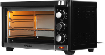 Мини-печь Hyundai MIO-HY091 20л. 1380Вт черный от магазина РЭССИ