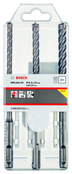 Набор буров Bosch 2608833912 по бетону/камню Д=160мм (3пред.) для перфораторов от магазина РЭССИ