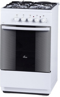 Плита Комбинированная Flama RK 23-105 W белый (без крышки) реш.сталь от магазина РЭССИ