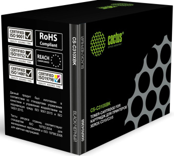 Картридж лазерный Cactus CS-C310XBK 006R04368 черный (8000стр.) для Xerox C310/C315 от магазина РЭССИ