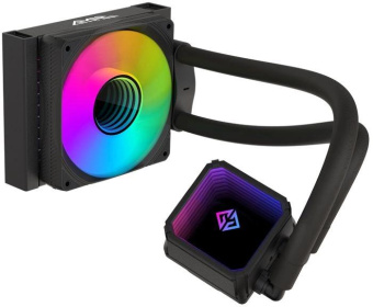 Система водяного охлаждения GMNG GG-LC120ARGB1 ARGB 120x120x25mm Soc-AM5/AM4/1151/1200/2066/1700 черный 4-pin 22-35dB Al+Cu 180W 900gr Ret (GG-LC120ARGB1-BK) от магазина РЭССИ