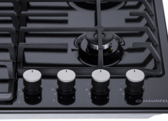 Газовая варочная поверхность Maunfeld EGHE.64.6CB/G черный от магазина РЭССИ