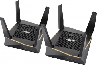 Роутер беспроводной Asus RT-AX92U(2-PK) AX6100 10/100/1000BASE-TX черный (упак.:2шт) от магазина РЭССИ