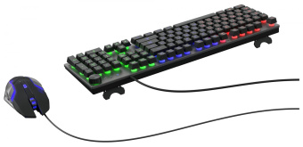 Клавиатура + мышь Оклик 500GMK клав:серый/черный мышь:черный/серый USB Multimedia LED (1546797) от магазина РЭССИ