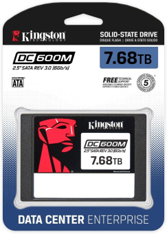 Накопитель SSD Kingston SATA III 7.68TB SEDC600M/7680G DC600M 2.5" 1 DWPD от магазина РЭССИ