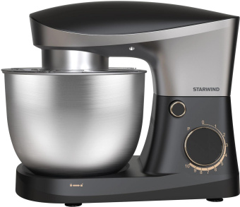 Миксер планетарный Starwind SPM2251 1500Вт черный/серебристый от магазина РЭССИ