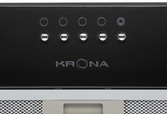 Вытяжка встраиваемая Krona Runa 600 PB черный управление: кнопочное (1 мотор) от магазина РЭССИ
