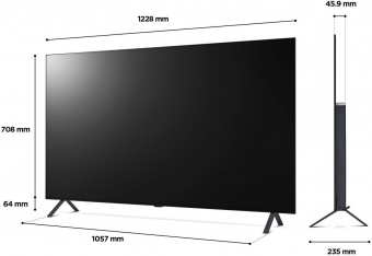 Телевизор OLED LG 55" OLED55A26LA.ARUB темно-серый 4K Ultra HD 60Hz DVB-T DVB-T2 DVB-C DVB-S DVB-S2 USB WiFi Smart TV (RUS) от магазина РЭССИ