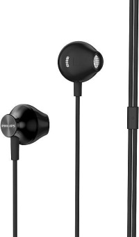 Наушники вкладыши Philips TAUE100BK/00 1.2м черный проводные в ушной раковине от магазина РЭССИ