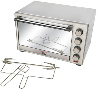 Мини-печь GFGril GFO-39 MIRROR 38л. 1600Вт нержавеющая сталь от магазина РЭССИ