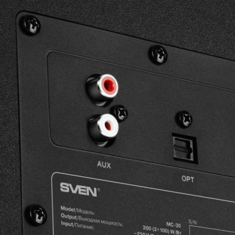 Колонки Sven MC-30 2.0 черный 200Вт BT от магазина РЭССИ