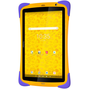 Планшет Prestigio Smartkids RK3226 (1.5) 4C RAM1Gb ROM16Gb 10.1" IPS 1280x800 Android 10.0 Go фиолетовый/желтый 2Mpix 0.3Mpix BT WiFi Touch microSD 128Gb 6000mAh от магазина РЭССИ