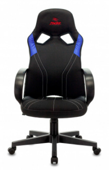 Кресло игровое Zombie RUNNER черный/синий текстиль/эко.кожа крестов. пластик от магазина РЭССИ
